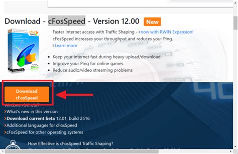 cfosspeed driver|cFosSpeed .